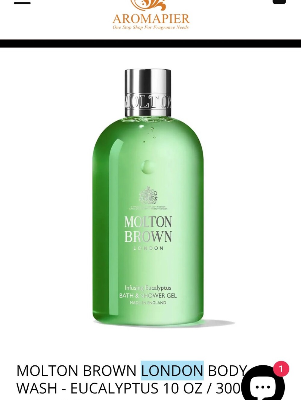 Molton Brown Eucalyptus Bath & Shower Gel — Green